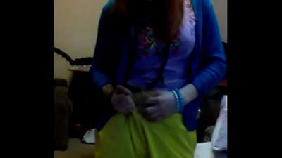 Tsekani kanema wodziseweretsa maliseche ndi Redhead Light Fairy